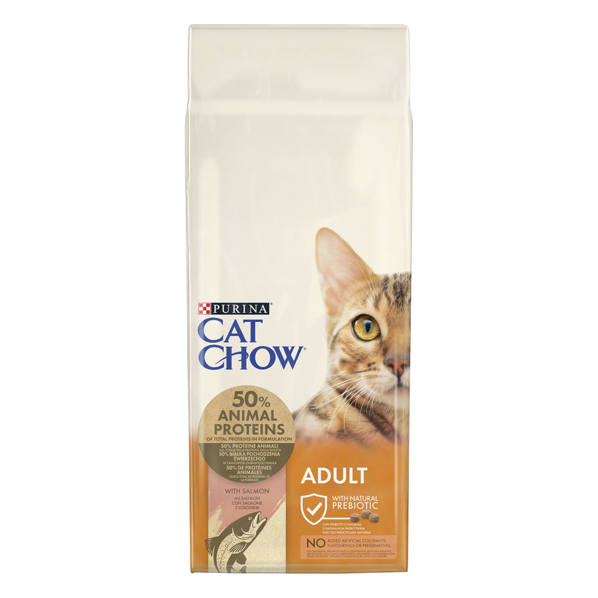 Hrana uscata pentru pisici Cat Chow, Somon, 15 Kg