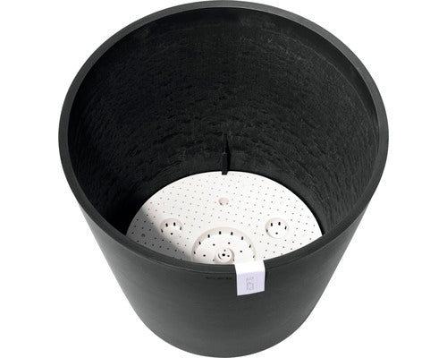 Ghiveci Ecopots Amsterdam Cu Sistem De Irigare Plastic Ø 50 Cm H 43, 8 Cm Gri Inchis
