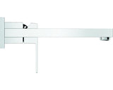 Baterie lavoar Grohe Eurocube 23447000, 1/2'', montare pe perete, marimea L, monocomanda, necesita set fixare, crom