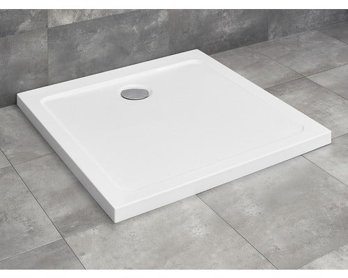 Cadita De Dus Patrata Radaway Doros C 80x80x4.5 Cm Acril Alb Sdrc8080-01