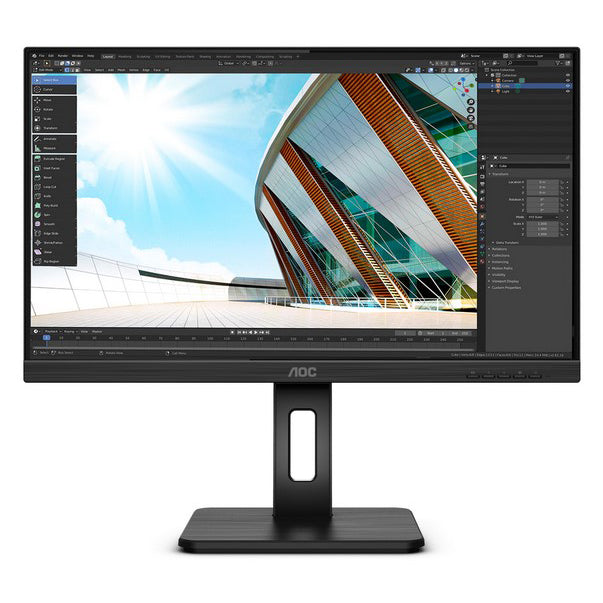 Monitor LED IPS AOC 27", UHD 4k, 60Hz, 4ms, Adaptive Sync, FrameLess, HDMI, DisplayPort, U27P2