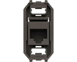 Priza Date Rj45 Simpla Abb Zenit Cat5e, Negru