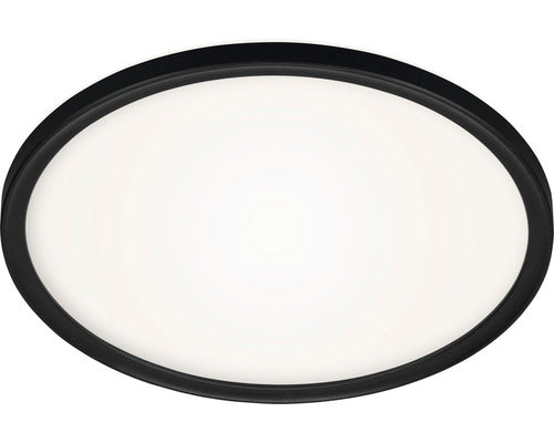Plafoniera Cu Led Integrat Slim 22w 3000 Lumeni Ø420 Mm, Negru