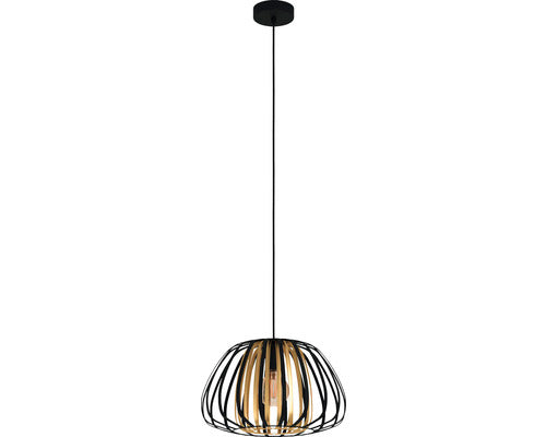 Pendul Encinitos E27 Max. 1x40w, Ø375 Mm, Negru/auriu