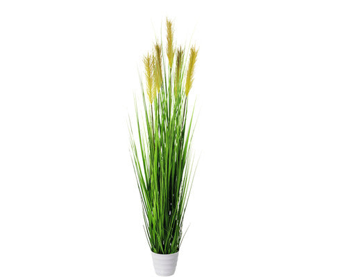 Planta Artificiala Tufa Iarba In Ghiveci H 150 Cm Verde