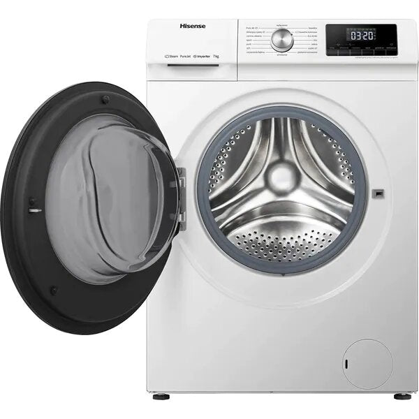 Masina de Spalat Rufe Frontala HISENSE WFQA7014EVJM, 7 kg, 1400rpm, Clasa A, Alb