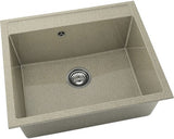 Chiuveta Bucatarie Cu O Cuva Fat Avangard 227 60x51 Cm, Fara Picurator, Granixit Sahara