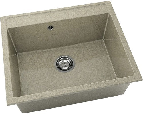 Chiuveta Bucatarie Cu O Cuva Fat Avangard 227 60x51 Cm, Fara Picurator, Granixit Sahara