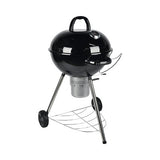 Gratar transportabil cu carbuni Black Moon, Ø 58 cm, termomentru, recipient cenusa, 12 kg