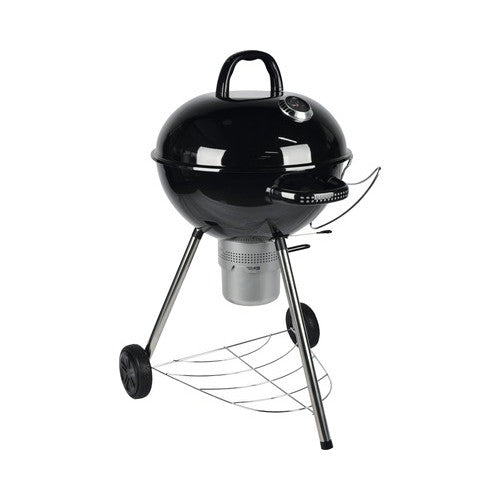 Gratar transportabil cu carbuni Black Moon, Ø 58 cm, termomentru, recipient cenusa, 12 kg