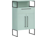 Dulap Baie Asezat Limone 650, 2 Usi 1 Sertar, PAL, 65,2x112,5 cm, Verde Menta