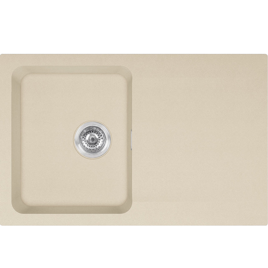 Pachet chiuveta tectonite Franke OID 611 + Baterie Pola, 78x50 cm, cuva 35x43x18 cm, cu ventil de 3 1/2”, cleme de fixare, sistem inchidere ventil, Avena