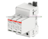 Descarcator supratensiuni ABB 2CTB812121R1000, T1+2 1000VAC, 3P, 12,5/20KA, 1NO+1NC, cu contact auxiliar pentru monitorizare durata de viata