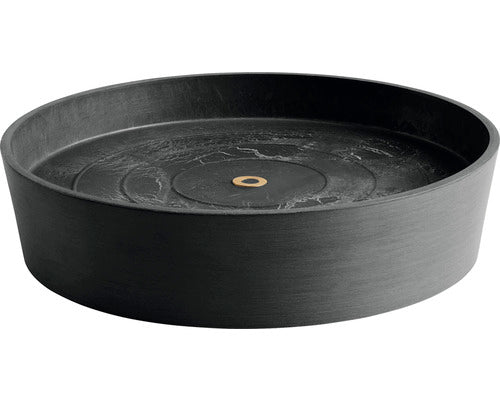 Farfurie Rotunda Ecopots Cu Role Plastic Ø 34, 1 Cm H 9 Cm Gri Inchis