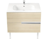 Baza Lavoar Roca Victoria N Stejar, cu Lavoar, 80 cm, Crem