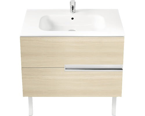 Baza Lavoar Roca Victoria N Stejar, cu Lavoar, 80 cm, Crem