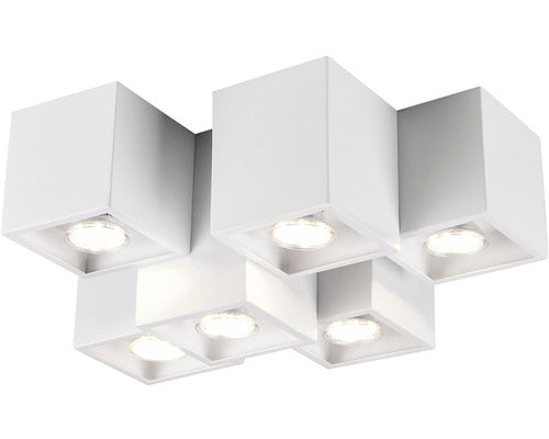 Plafoniera Fernando Gu10 Max. 6x35w, Alb
