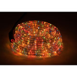 Instalatie Craciun Tub luminos Flink 13mm, 36 minibecuri/m, 10m, multicolor, exterior, alimentare inclusa