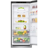 Combina frigorifica LG GBP62PZNCN1, 384 l, No Frost, Compresor Smart Inverter, DoorCooling+, Clasa C, H 203 cm, Argintiu