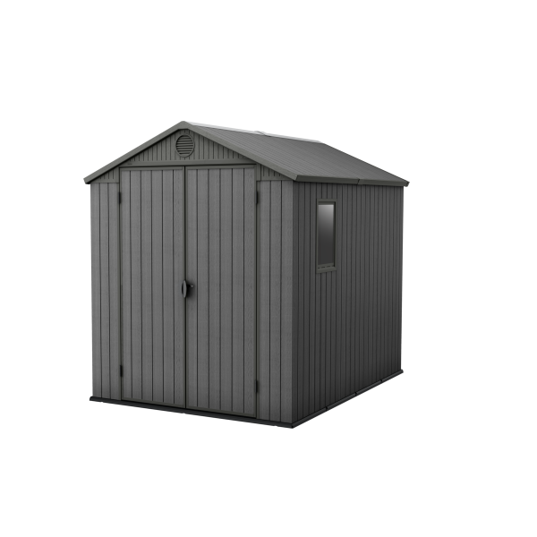 Casuta de gradina, Darwin 6x8, Keter, 190 x 244 x 221, Gri