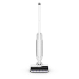 Aspirator vertical fara fir cu spalare Rowenta X-Clean 10 GZ7540WO, 200W, 550 RPM, pana la 60 min autonomie, ecran LED, functie uscare & autocuratare, baza de incarcare cu suport accesorii, compatibil cu detergenti, alb & argintiu