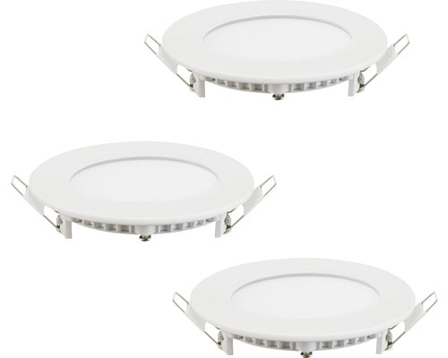 Spoturi Led Incastrate Eglo Crosslink 3w 360 Lumeni, Lumina Rgbw Variabila, Ø85 Mm, Alb, Pachet 3 Bucati