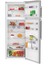 Frigider cu doua usi GRUNDIG GDN17930FXN, DuoCooling No Frost, 475 l, H 193 cm, Clasa A++, Inox