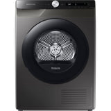 Uscator de Rufe SAMSUNG DV90T5240AX, AI Control, Pompa de Caldura, 9 kg, 14 Programe, Clasa A++, Inox
