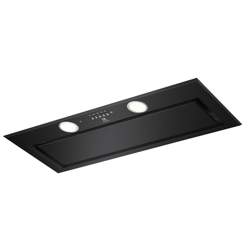 Hota incorporabila Electrolux LFG719R, Putere de absorbtie 700 mc/h, Conectivitate plita, Control Electronic, Clasa A, 77 cm, Negru