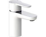 Baterie lavoar monocomanda Somme cartus ceramic 35 mm ventil click-clack alba