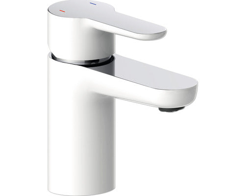 Baterie lavoar monocomanda Somme cartus ceramic 35 mm ventil click-clack alba