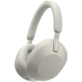 Casti Over the Ear Sony WH-1000XM5S, Wireless, Bluetooth, Noise cancelling, Autonomie baterie 30 ore, Microfon, Alexa si Google Assistant, Argintiu