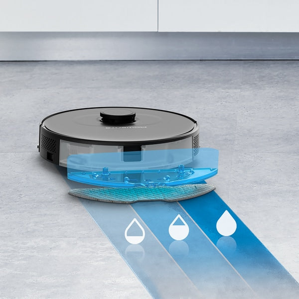 Aspirator Robot ROWENTA X-plorer 75 S+ RR8595WH, 0.26l, 21.6V, Autonomie maxima 120 min, Negru