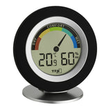 Termometru si higrometru digital TFA S30.5019.01, Nivel confort in culori, Valori Min/Max