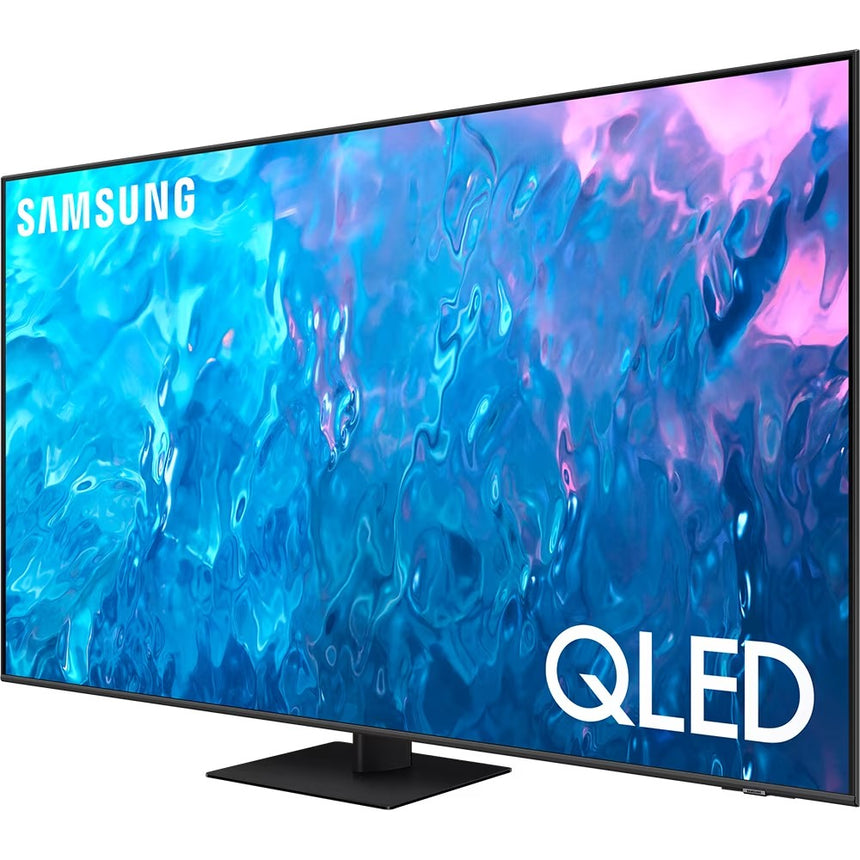 Televizor QLED Smart SAMSUNG 85Q70C, Ultra HD 4K, HDR, 214 cm, Clasa F, Gri