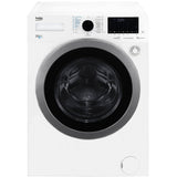 Masina de spalat rufe cu uscator Beko HTE10736XW, Spalare 10 kg, Uscare 6 kg, 1400 RPM, Clasa B, Motor Prosmart Inverter, HomeWhiz, Conectare Bluetooth, Steam Cure, AddXtra, Alb
