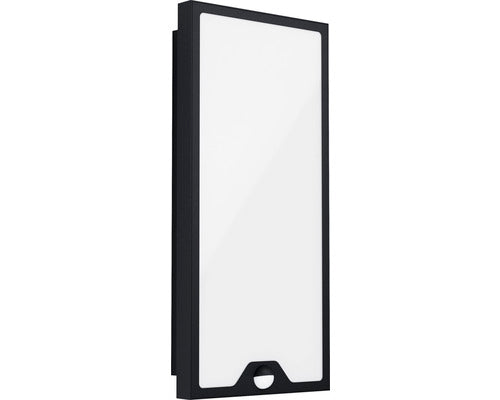 Plafoniera Interior Cu Led Integrat Casazza 1x16w 2350 Lumeni, Senzor De Miscare, Pentru Exterior Ip44, Alb/negru