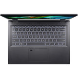 Laptop 2 in 1 ACER Aspire 5 Spin 14 A5SP14-51MTN-777Z, Intel Core I7-1355U pana la 5GHz, 14" WUXGA, 16GB, SSD 512GB, Intel Iris Xe, Windows 11 Home, Gri