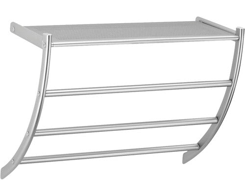 Raft de perete cu bara pentru prosop 42x56 cm