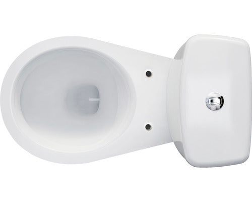 Set WC Compact Cersanit Rhodos, Include Rezervor si Capac WC, Alb