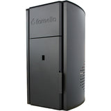 Centrala pe peleti Fornello Royal B BLACK 30 kw, complet echipat cu pompa de circulatie, vas expansiune, supapa de siguranta, buncar de peleti 25 kg, automatizare, culoare negru, pana la 200 mp