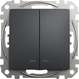 Intrerupator triplu, Schneider Electric, PVC, Gri