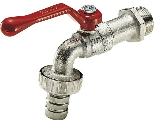 Robinet Eolo Portfurtun cu Maneta Aluminiu Rosie 1”