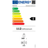 Frigider cu o usa Electrolux LRB1DE33X, 309 l, Clasa E, Control electronic, Iluminare LED, Ventilator, Usa reversibila, H 155 cm, Inox