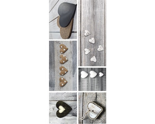 Traversa Hearts 67x150 Cm, Gri