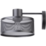 Lampa de perete Bono cu 1 sursa de lumina, Sigma, Otel, Negru, E27, 11.5 cm
