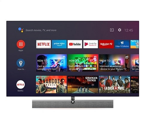 Televizor Philips Ambilight OLED 55OLED935, 139 cm, Smart Android, 4K Ultra HD, Clasa G