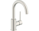 Baterie lavoar monocomanda AVITAL Clyde ventil Push-Open finisaj inox periat