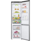 Combina frigorifica LG GBP62PZNCN1, 384 l, No Frost, Compresor Smart Inverter, DoorCooling+, Clasa C, H 203 cm, Argintiu