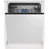 Masina de spalat vase incorporabila Beko BDIN28450C, 14 seturi, 8 programe, Clasa B, Deschidere automata a usii, Motor ProSmart Inverter, Fast+, 60 cm